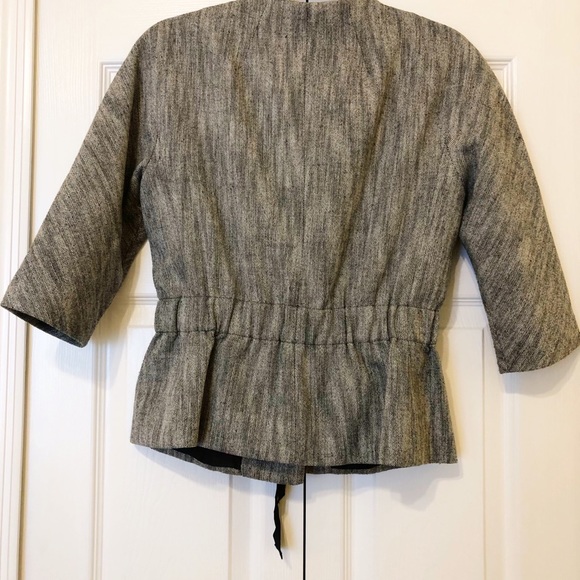 Talbots Sorbonne Tweed Ribbon Belted Jacket - Picture 5 of 7